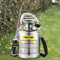 VEVOR 1Gal Stainless Steel, Set With 12Wand Handle 3FT Reinforced Hose
